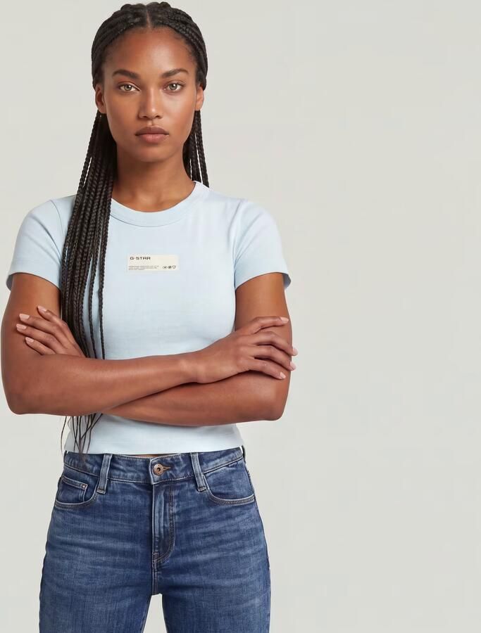 G-Star RAW Baby T-Shirt Lichtblauw Dames - Foto 5