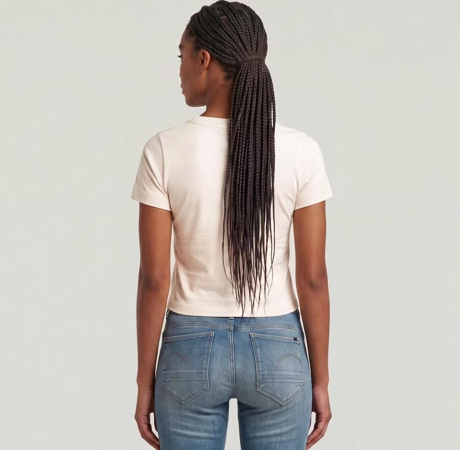G-Star RAW Baby T-Shirt Wit Dames - Foto 3