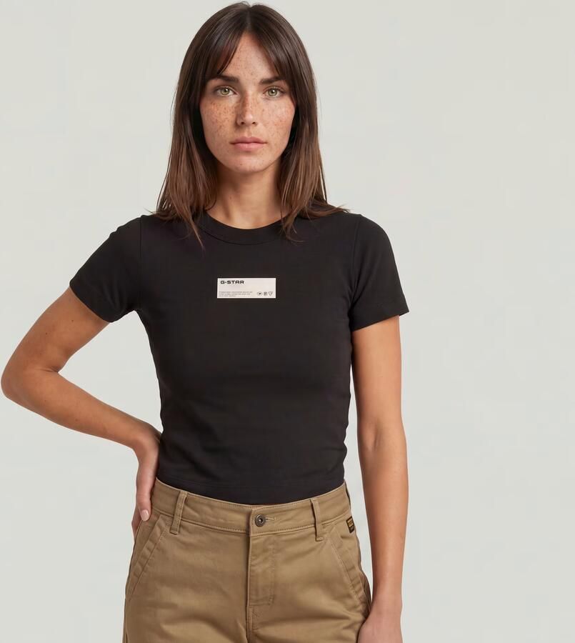 G-Star RAW Baby T-Shirt Zwart Dames - Foto 3