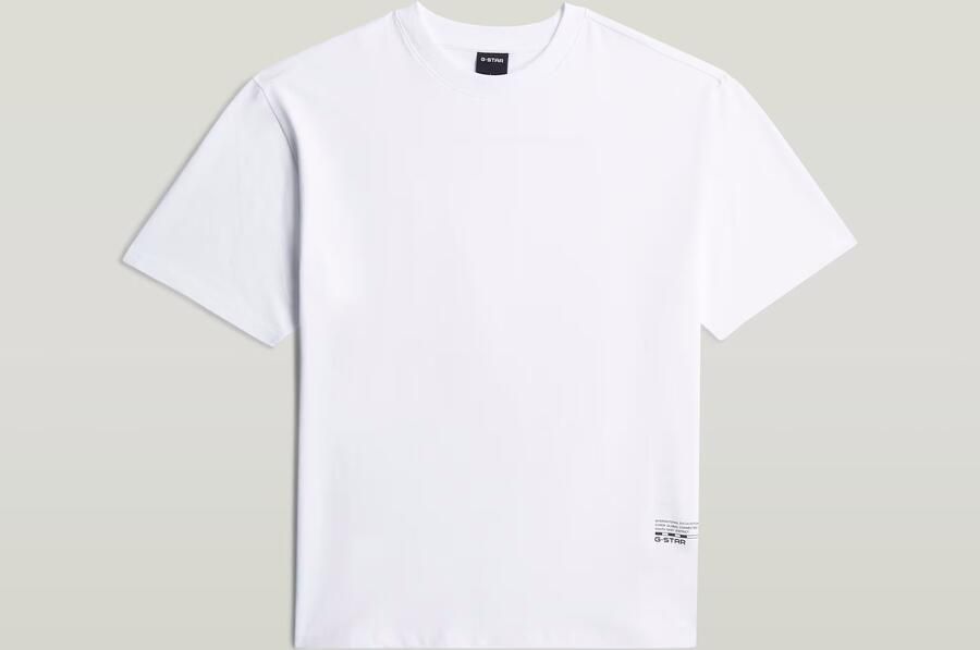 G-Star RAW Back Applique Relaxed T-Shirt Wit Heren - Foto 4