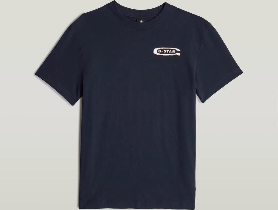 G-Star RAW Back Graphic Arch T-shirt Donkerblauw Heren - Foto 6