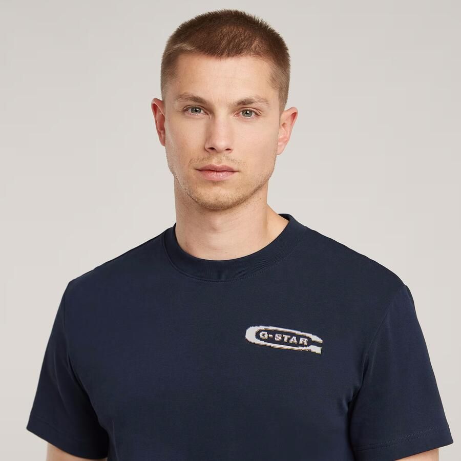 G-Star RAW Back Graphic Arch T-shirt Donkerblauw Heren - Foto 3