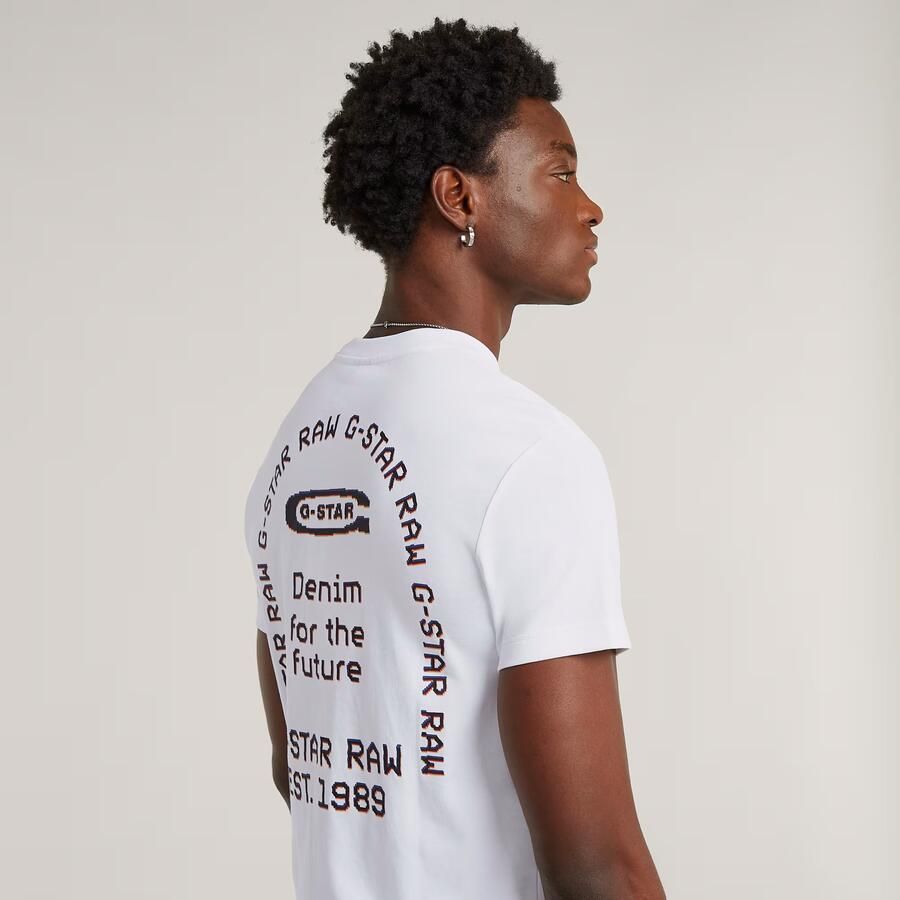 G-Star Raw T-shirt Korte Mouw T-shirt Back Gr Arch - Foto 4