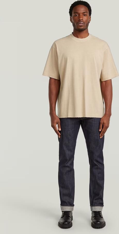 G-Star RAW Back Graphic Loose T-Shirt Beige Heren - Foto 7