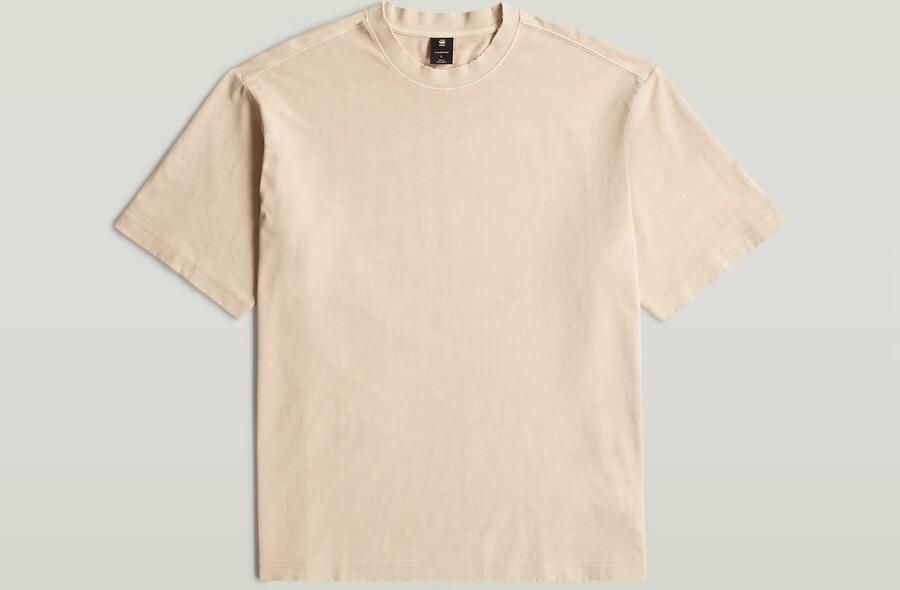 G-Star RAW Back Graphic Loose T-Shirt Beige Heren - Foto 4