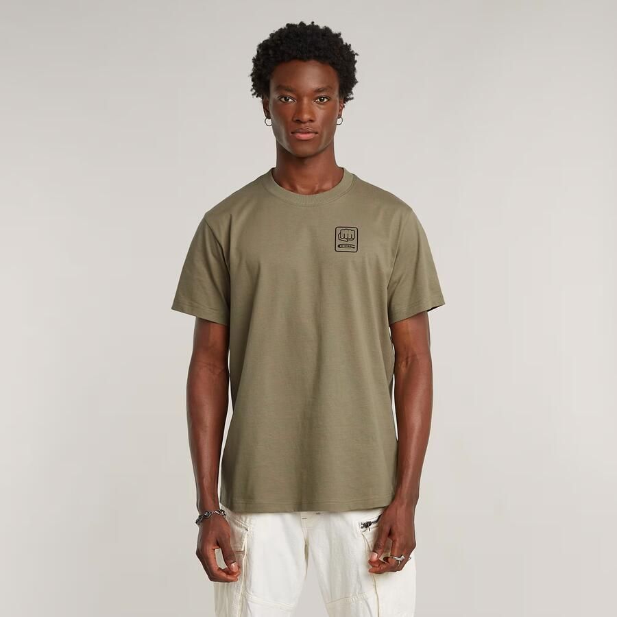 G-Star RAW Back Graphic Loose T-Shirt Groen Heren - Foto 2
