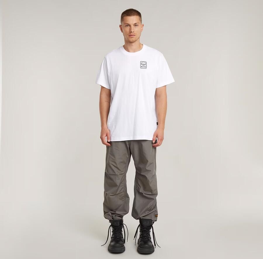 G-Star RAW Back Graphic Loose T-Shirt Wit Heren - Foto 5