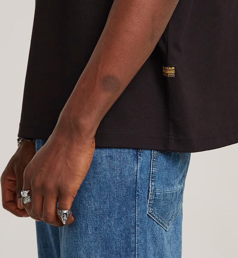 G-Star RAW Back Graphic Loose T-Shirt Zwart Heren - Foto 5