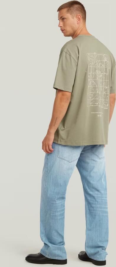 G-Star RAW Back Graphic Relaxed T-shirt Groen Heren - Foto 8
