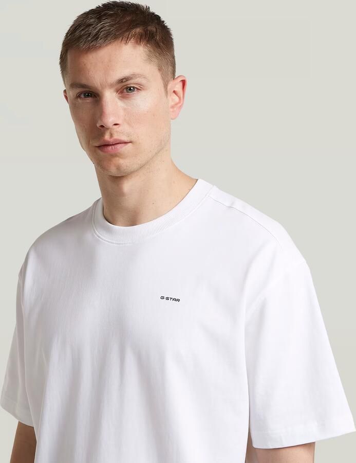 G-Star RAW Back Graphic Relaxed T-shirt Wit Heren - Foto 3