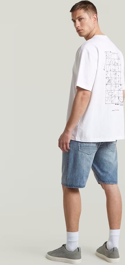 G-Star RAW Back Graphic Relaxed T-shirt Wit Heren - Foto 7