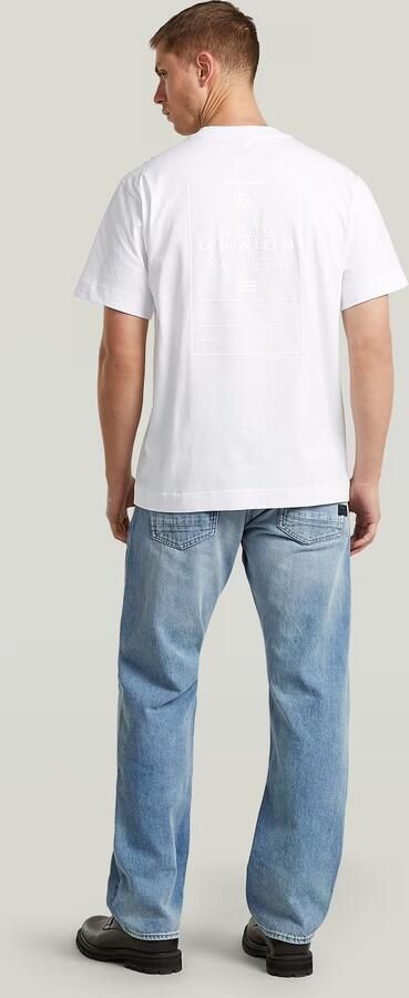 G-Star RAW Back Graphic T-Shirt Wit Heren - Foto 6