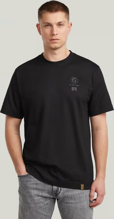 G-Star RAW Back Graphic T-Shirt Zwart Heren