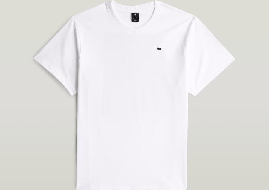 G-Star Raw T-shirt Korte Mouw D26839 C784 BACK PHOTO-H750 WHITE DENIM - Foto 4