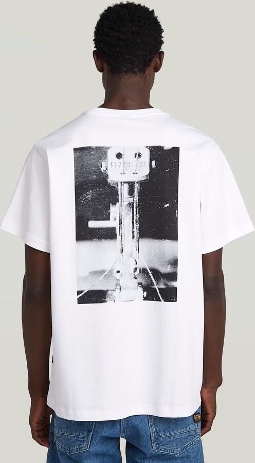 G-Star RAW Back Photo Print Loose T-shirt Anders Heren - Foto 8