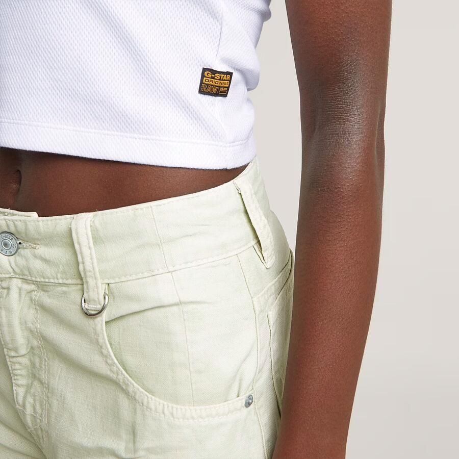 G-Star RAW Back Snap Slim Cropped Top Wit Dames - Foto 3