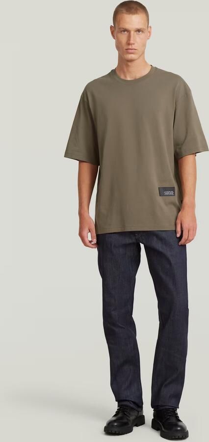 G-Star RAW Badge Boxy T-shirt Bruin Heren - Foto 6