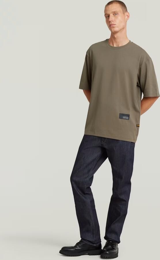 G-Star RAW Badge Boxy T-shirt Bruin Heren - Foto 5