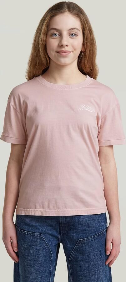 G-Star RAW Badge Top T-Shirt voor meisjes Roze meisjes - Foto 3