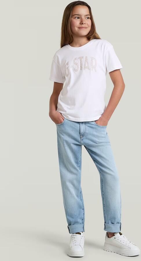 G-Star RAW Badge Top T-Shirt voor meisjes Wit meisjes - Foto 6