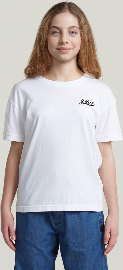 G-Star RAW Badge Top voor meisjes Wit meisjes