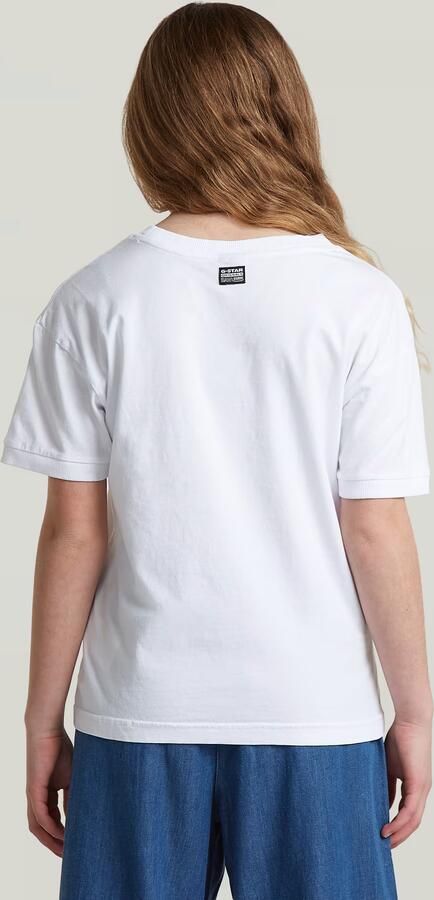 G-Star RAW Badge Top voor meisjes Wit meisjes - Foto 4