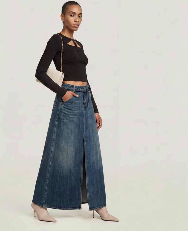 G-Star RAW Baggy Maxirok Anders Dames - Foto 6