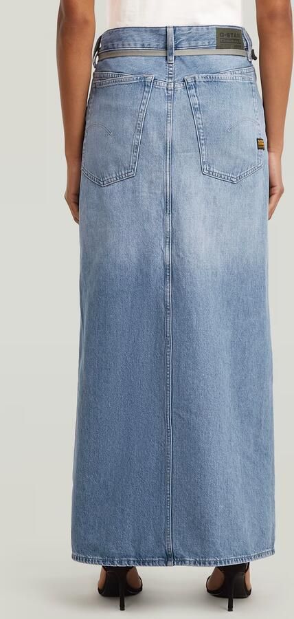 G-Star RAW Baggy Maxirok Lichtblauw Dames - Foto 4