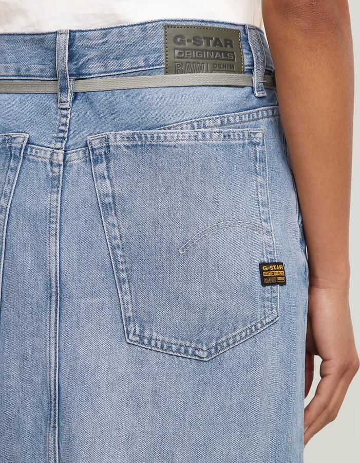 G-Star RAW Baggy Maxirok Lichtblauw Dames - Foto 3