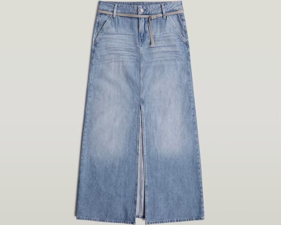 G-Star RAW Baggy Maxirok Lichtblauw Dames - Foto 2