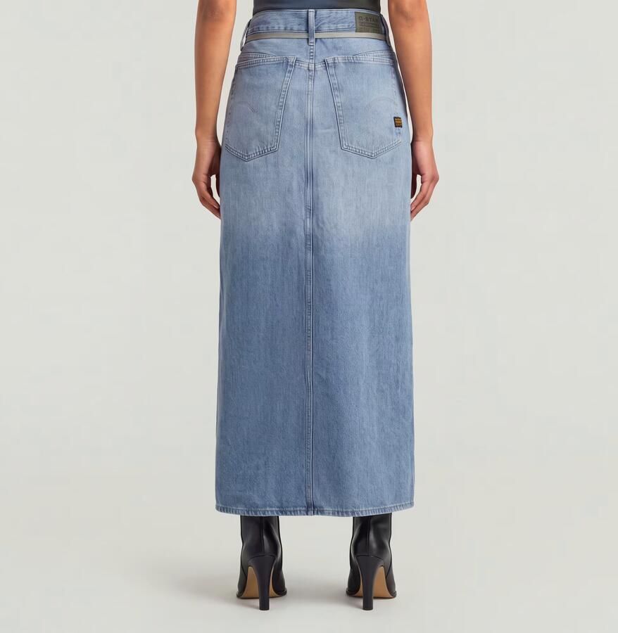 G-Star RAW Baggy Maxirok Lichtblauw Dames - Foto 3