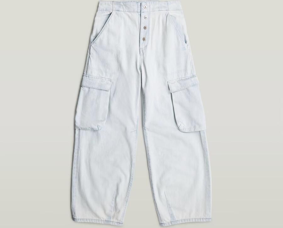 G-Star Raw Jeans D26425-D436C BALLOON CARGO-BEACHED FADED CLIFTON BLUE - Foto 7