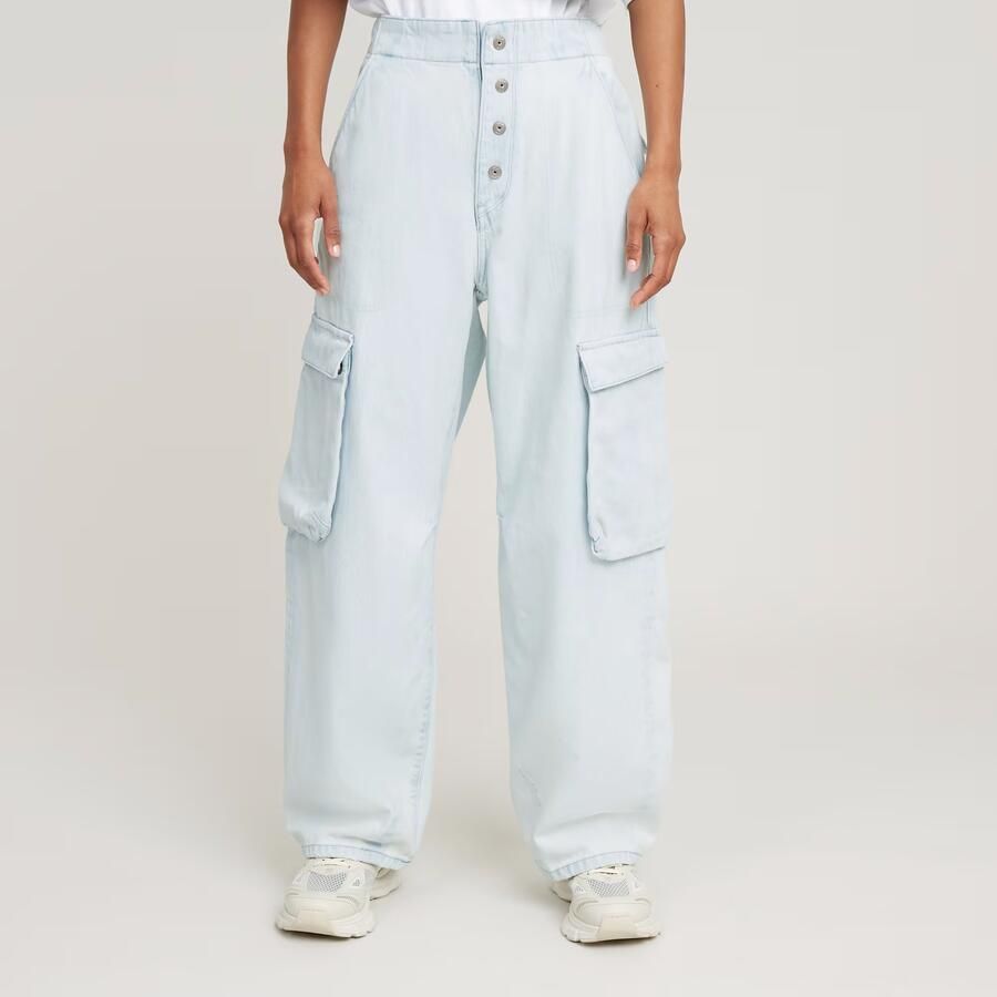 G-Star Raw Jeans D26425-D436C BALLOON CARGO-BEACHED FADED CLIFTON BLUE - Foto 2