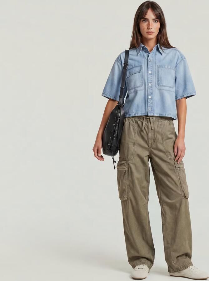 G-Star RAW Balloon Cargobroek Bruin Dames - Foto 6