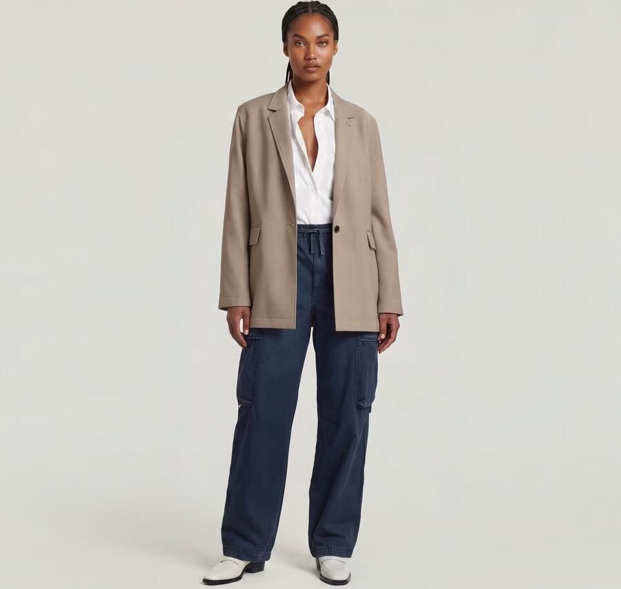 G-Star RAW Balloon Cargobroek Donkerblauw Dames - Foto 5