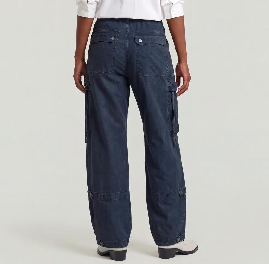 G-Star RAW Balloon Cargobroek Donkerblauw Dames - Foto 4