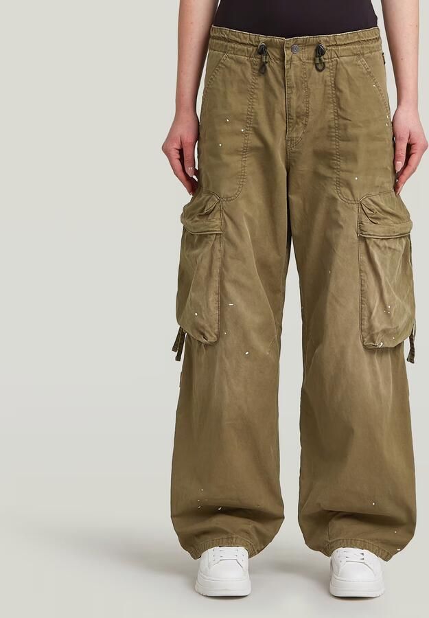 G-Star RAW Balloon Cargobroek Groen Dames - Foto 7