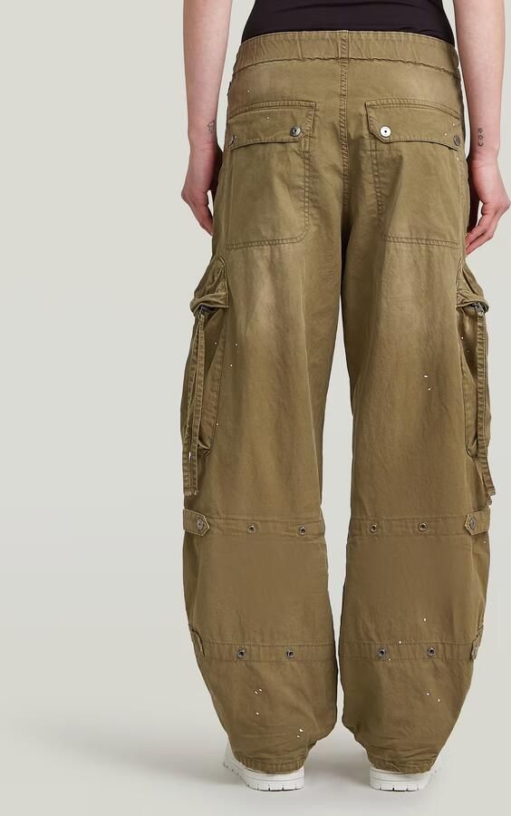 G-Star RAW Balloon Cargobroek Groen Dames - Foto 4