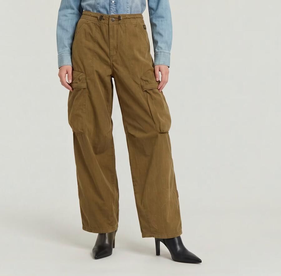 G-Star RAW Balloon Cargobroek Groen Dames - Foto 4