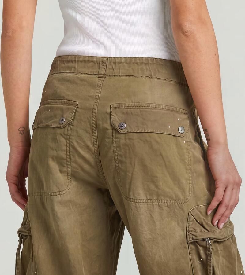 G-Star RAW Balloon Cargobroek Groen Dames - Foto 4
