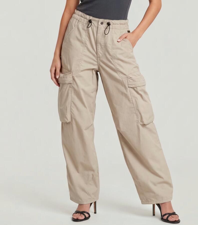 G-Star RAW Balloon High Waist Cargobroek Beige Dames - Foto 5