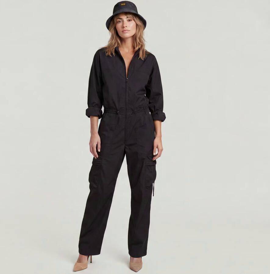 G-Star RAW Balloon Jumpsuit Zwart Dames - Foto 4
