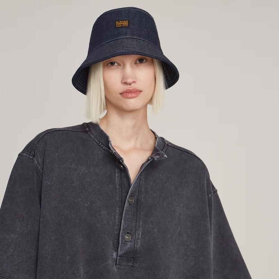 G-Star RAW Balloon Loose Sweater Jurk Zwart Dames - Foto 3