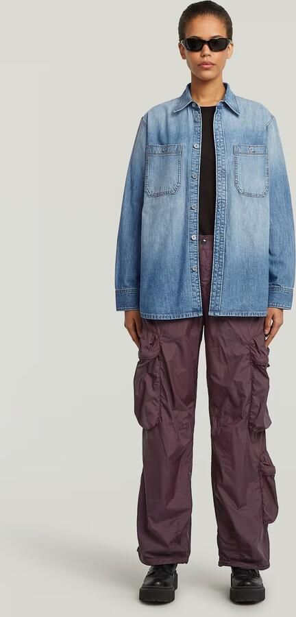 G-Star RAW Balloon Multi Pocket Cargobroek Paars Dames - Foto 7