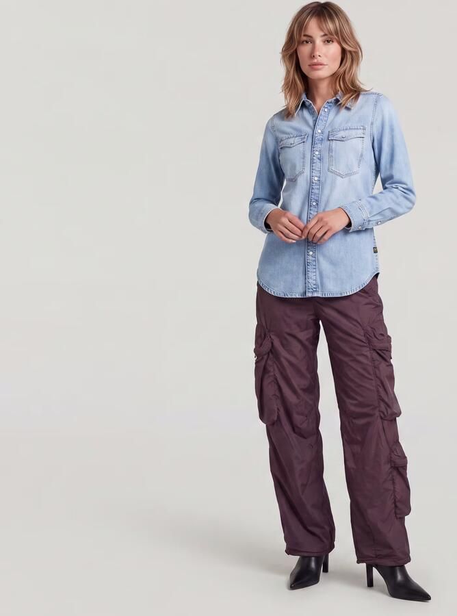 G-Star RAW Balloon Multi Pocket Cargobroek Paars Dames - Foto 6