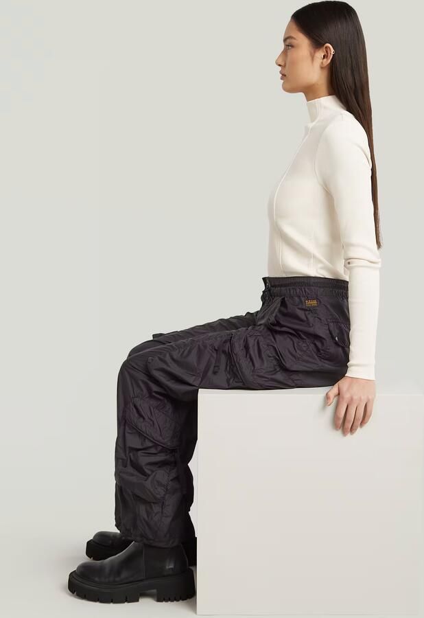 G-Star RAW Balloon Multi Pocket Cargobroek Zwart Dames - Foto 5