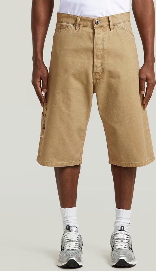 G-Star RAW Bam Logger Jorts Beige Heren
