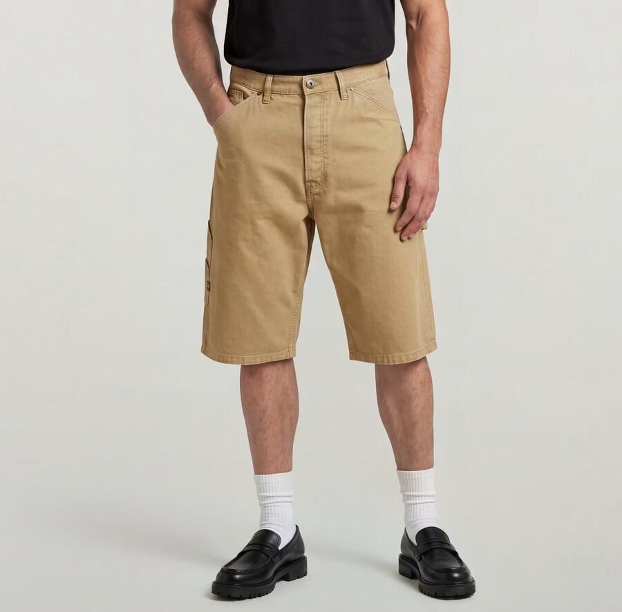 G-Star RAW Bam Logger Jorts Beige Heren - Foto 4