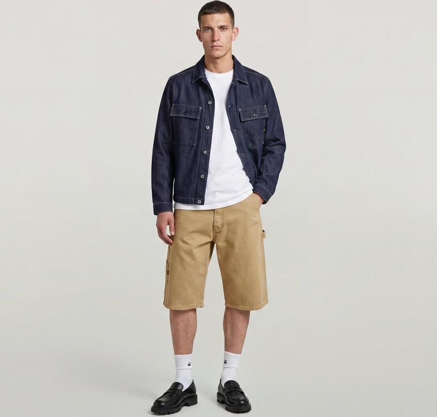 G-Star RAW Bam Logger Jorts Beige Heren - Foto 6