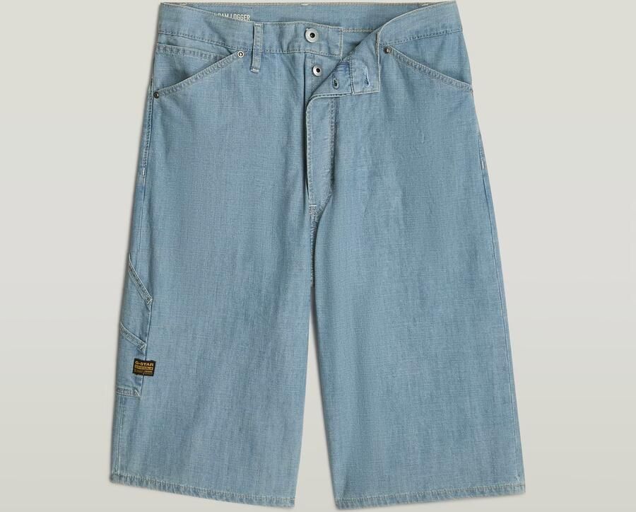 G-Star RAW Bam Logger Short Lichtblauw Heren - Foto 5